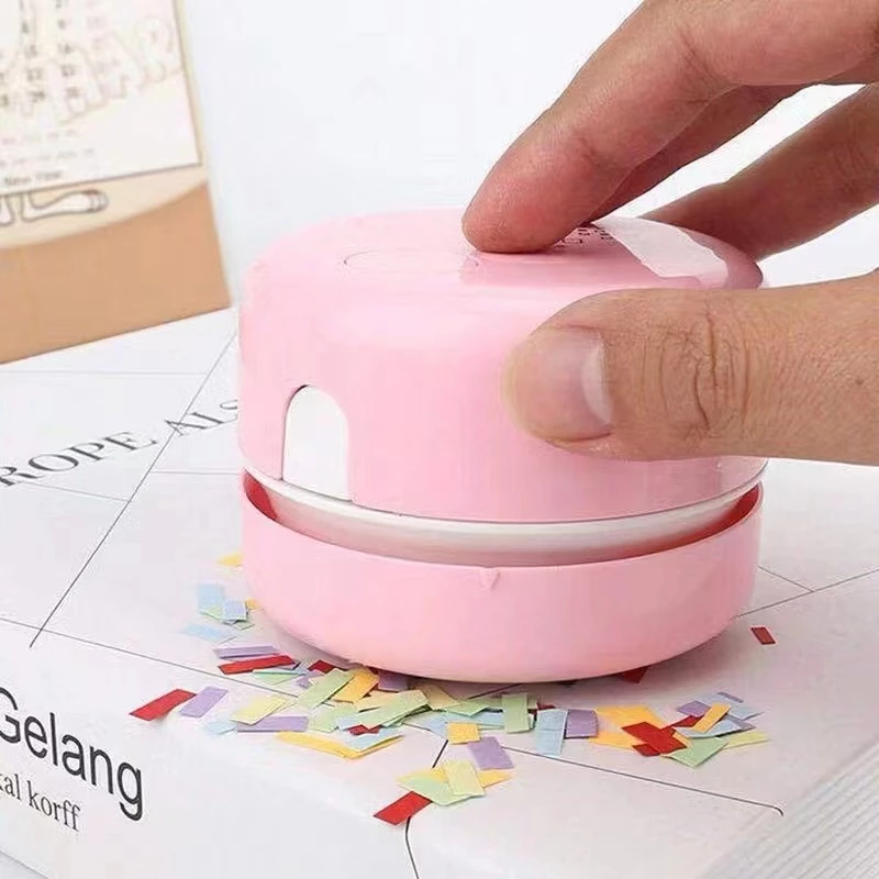 มาใหม่พร้อมส่ง เครื่องดูดฝุ่นไซด์มินิ ไร้สาย อุปกรณ์ทำความสะอาดเดสก์ท็อปแบบพกพา ใช้งานง่าย ไซด์น่ารัก thumbnail 7