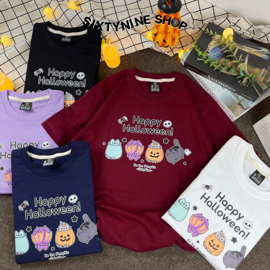 เสื้อยืดพิมพ์ลาย " Helloween " พร้อมส่ง