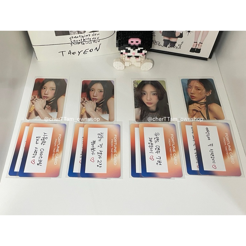 แท้ พร้อมส่ง Taeyeon SNSD การ์ด แทยอน TAEYEON CONCERT - The ODD Of LOVE ขายเป็นเซต