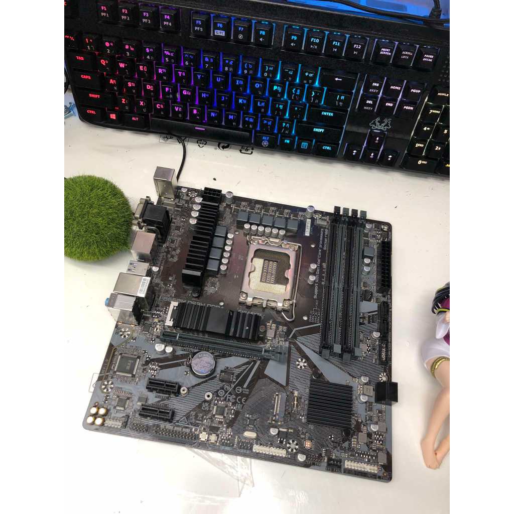 MAINBOARD 1700 GIGABYTE B660M DS3H DDR4 ไม่มีกล่อง ไม่มีฝาหลัง ใช้งานปกติ ราคาประหยัด