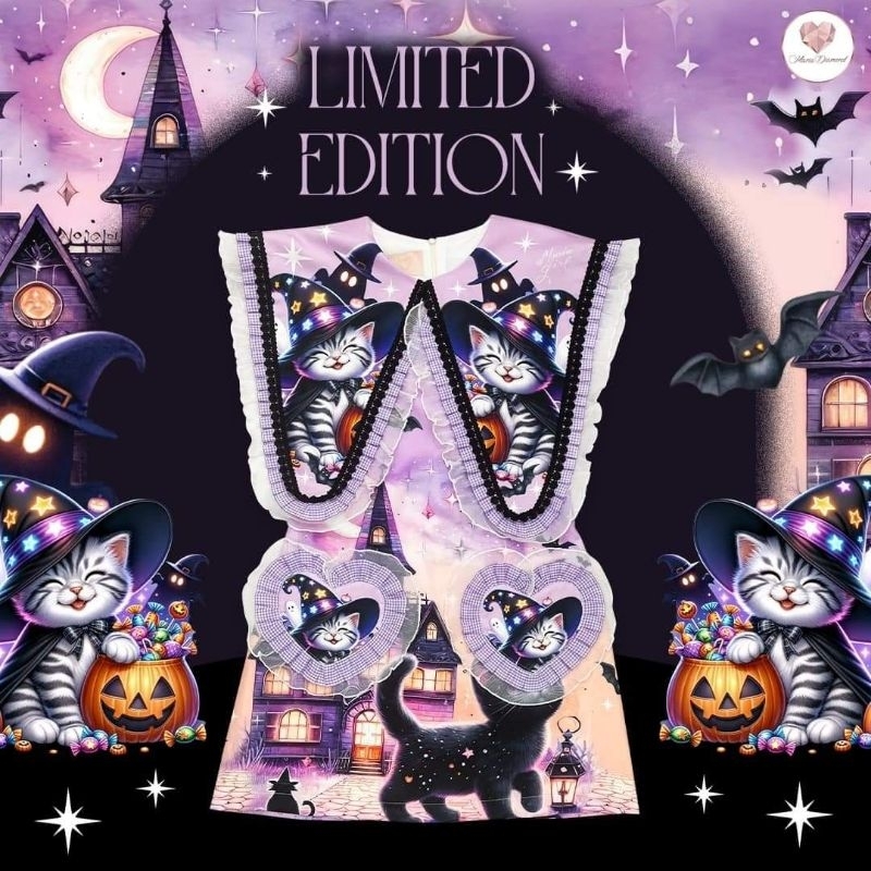 MARIA DIAMOND : LIMITED EDITION HELLOWEEN MINI DRESS 🎃🎃😈😈