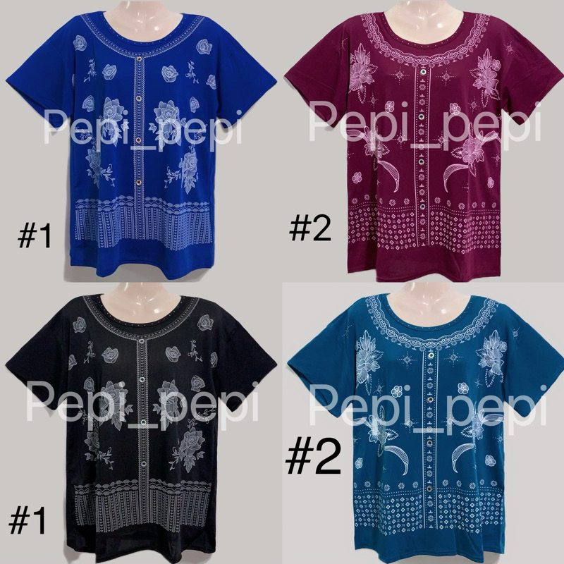 เสื้อยืดผู้หญิง ผู้ใหญ่ คอกลม ลายพิมพ์