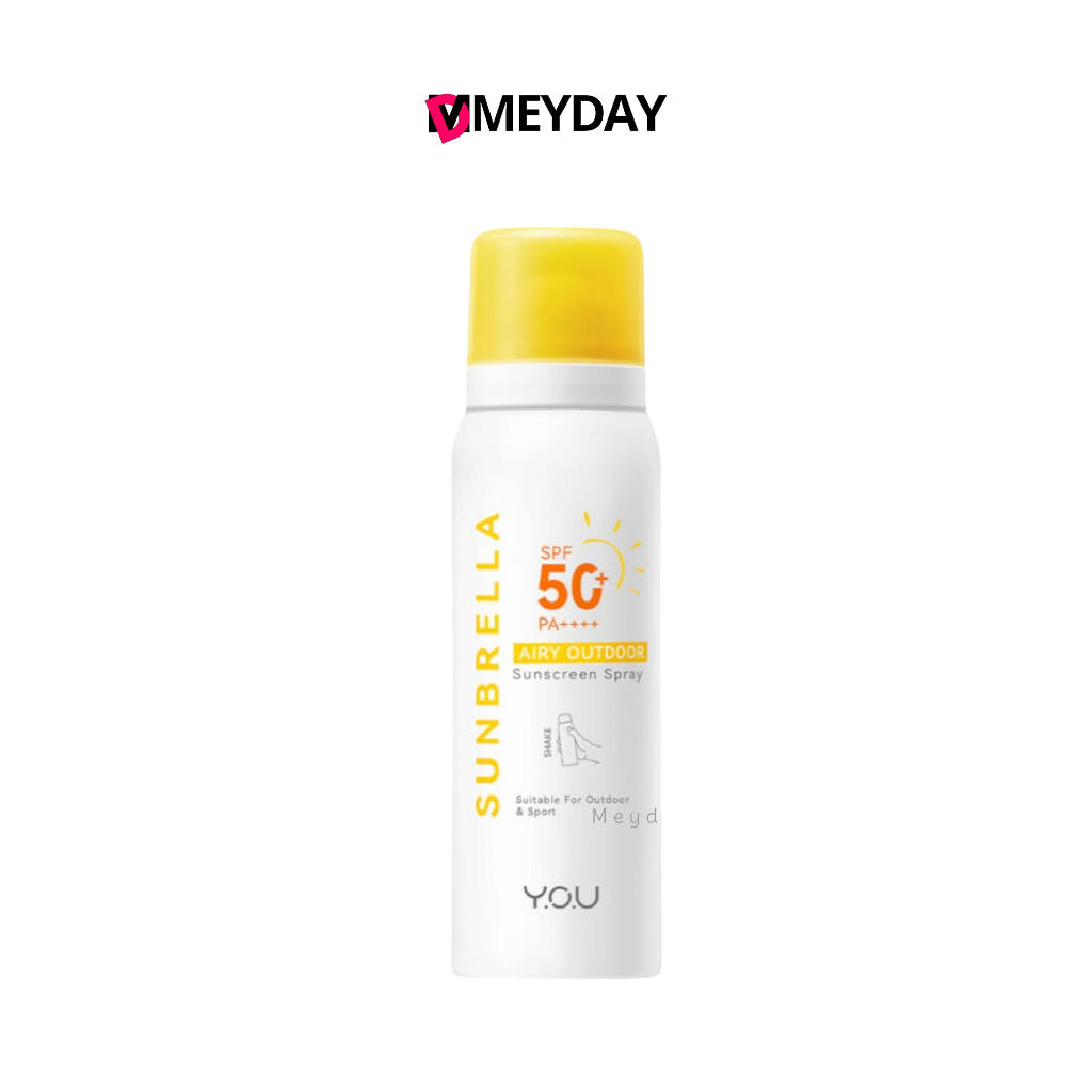 You วาย โอ ยู สเปรย์กันแดดสำหรับผิวหน้าและผิวกาย Y.O.U SUNBRELLA Airy Outdoor Sunscreen Spray SPF 50+ PA +++