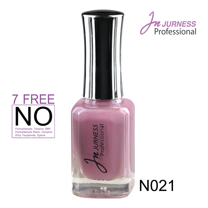 JURNESS สีทาเล็บเจอเนส พิ้งค์ ทู บราวน์แมท N021 7 Free