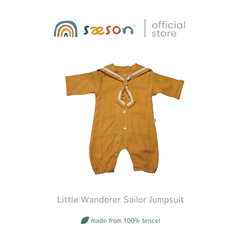 Saeson Tencel™ Little Wanderer Sailor Jumpsuit จั๊มสูทกะลาสี