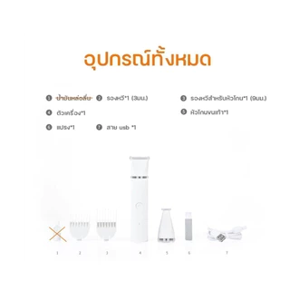 รุ่นใหม่ PETKIT TRIMMER PRO ปัตตาเลียนไร้สาย คมกริบ มี 2 หัว เปลี่ยนได้ ทั้งขนาดใหญ่และเล็ก ตัดซอกเท้าได้
