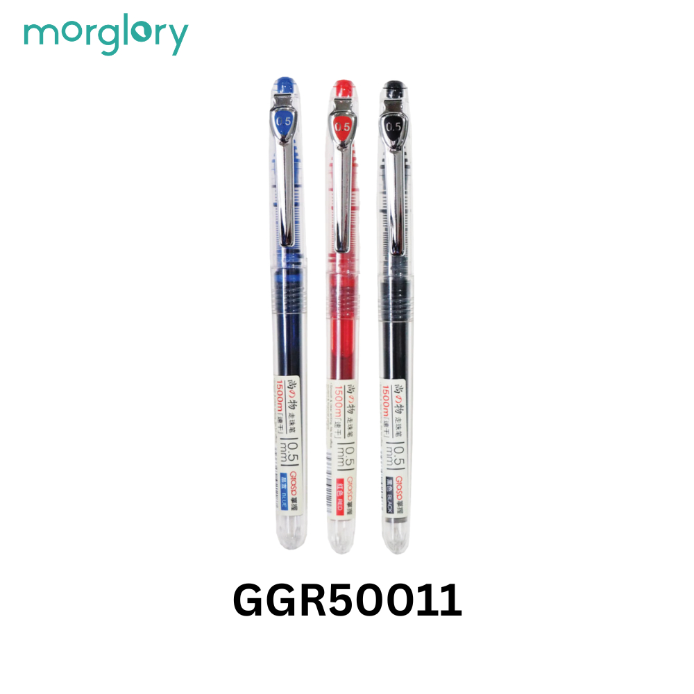 โรลเลอร์บอล หมึกน้ำ 0.5มม. Grasp ฝาคลิปเหล็ก RL2 GRP50011