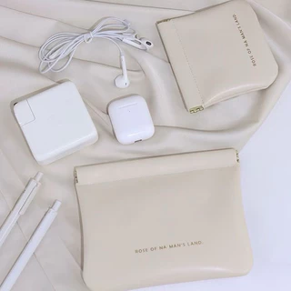 kingshopping(PQB919）กระเป๋าสตางค์ หนัง PU แบบพกพา พร้อมฝาปิดในตัว สําหรับใส่เหรียญ ลิปสติก เครื่องสําอาง