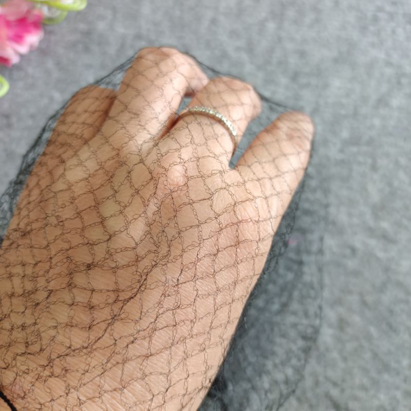 [[[แพ็ค 2ชิ้น]]] NYLON HAIR NETS เน็ตตาถี่ เน็ตคลุมผม เน็ทตาข่าย
