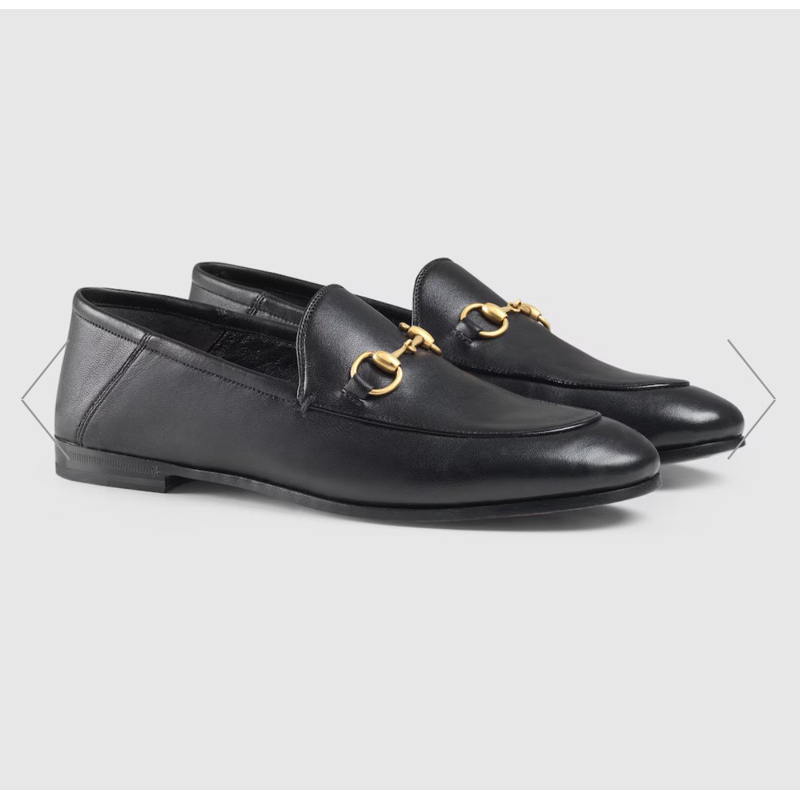 (ส่งต่อ) รองเท้า Used GUCCI LEATHER HORSEBIT LOAFER มือสอง