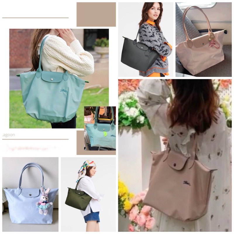 พร้อมส่ง กระเป๋าถือ tote ใบใหญ่รุ่นหูยาว สะพายไหล่ได้จ้า