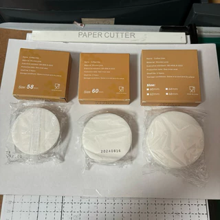 Coffee filter สำหรับ 3Cup และ Espresso shot กระดาษกรองสำหรับ ขนาด 51 53 58 60 มม. สีขาว Homekuku Bkk