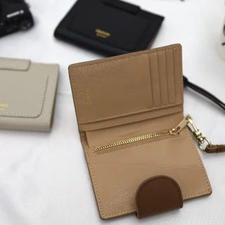 กระเป๋า Nammon Jeans PL01-PL03 กระเป๋า wallet แบบมีคล้องคอ หนังแท้
