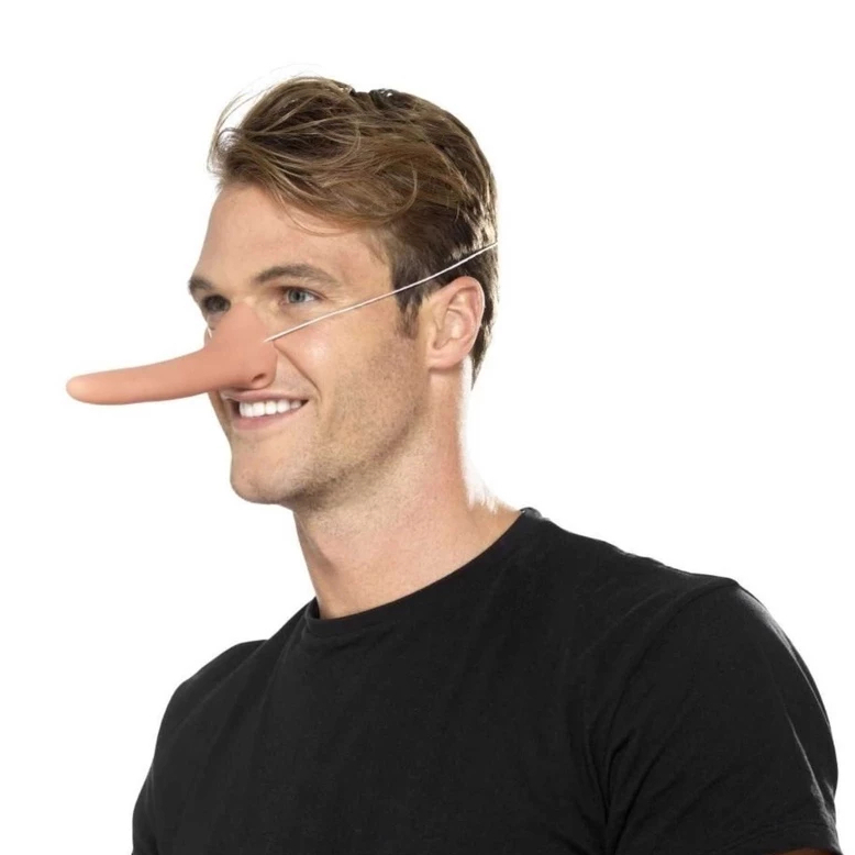 จมูกพินอคคิโอ จมูกปลอม จมูกแฟนซี จมูก​ Pinocchio's Nose Prop 🚚ด่วนมีส่งGrabค่า