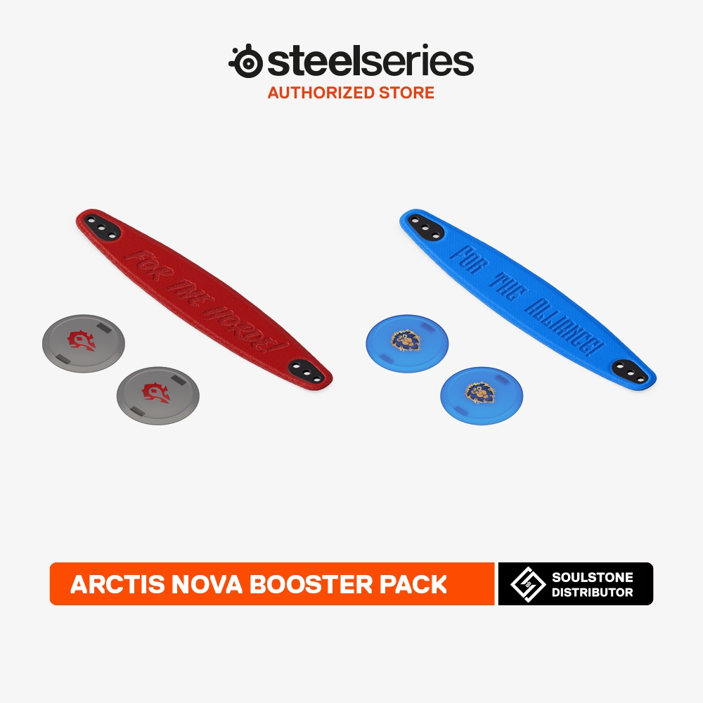 SteelSeries Booster Pack World of Warcraft อุปกรณ์เสริมสำหรับหูฟัง Arctis Nova Pro และ Nova 7