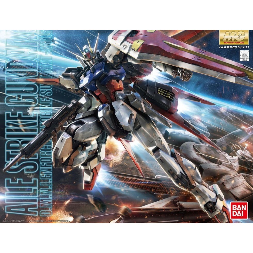 BANDAI MG GAT-X105 ALLE STRIKE GUNDAM Ver.RM 1/100 ของแท้