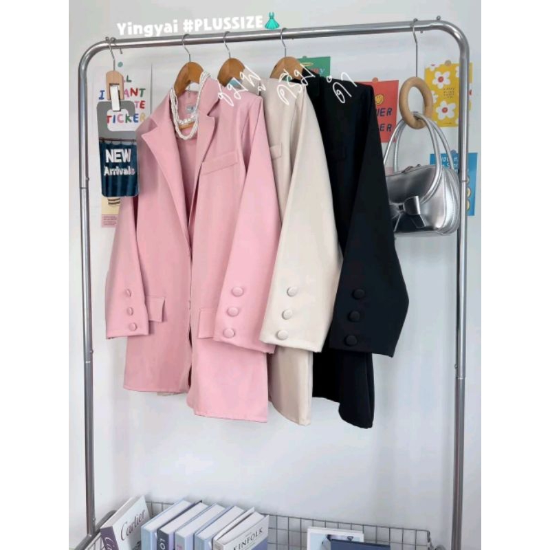 เสื้อสูทไซส์ใหญ่ เบลเซอร์ Blazer อก50นิ้ว งานเข้าใหม่ สุดเนี้ยบ