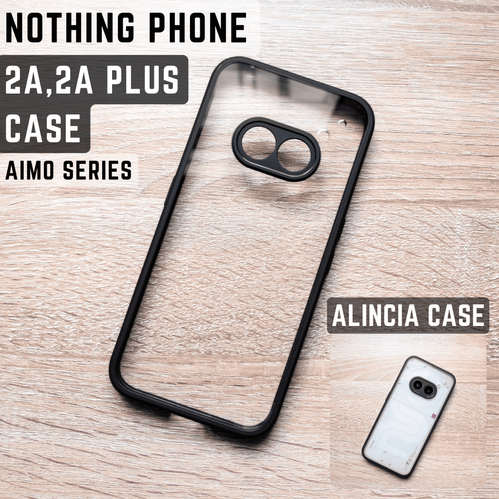 ALINCIA Nothing Phone 2a | 2a Plus Case Aimo Series เคสใสขอบดำ