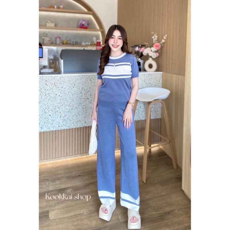เสื้อ+กางเกงขายาว (รุ่น น้ำตก )