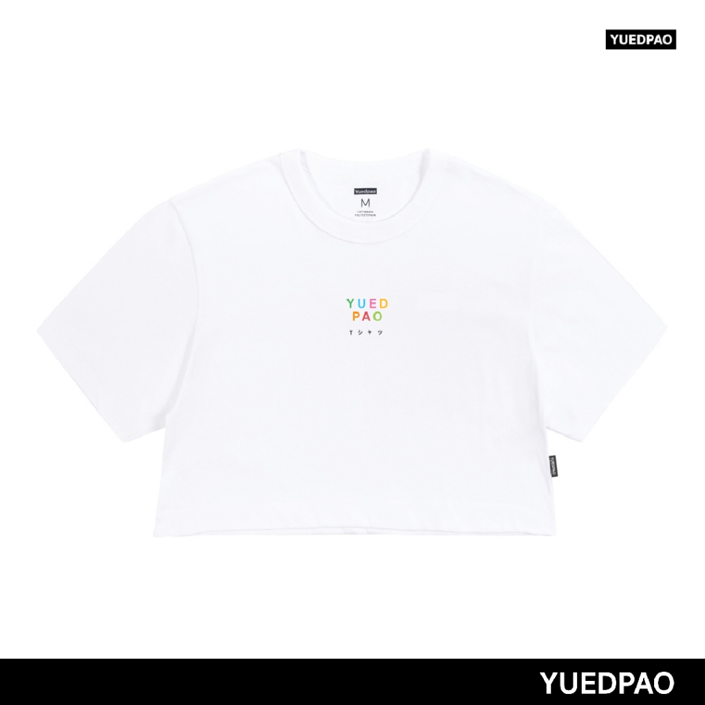 Yuedpao Minimal Street ผ้าหนาทรงสวย ยับยากรีดง่าย เสื้อยืดเปล่า เสื้อยืดครอป Crop The Rainbow of Yuedpao