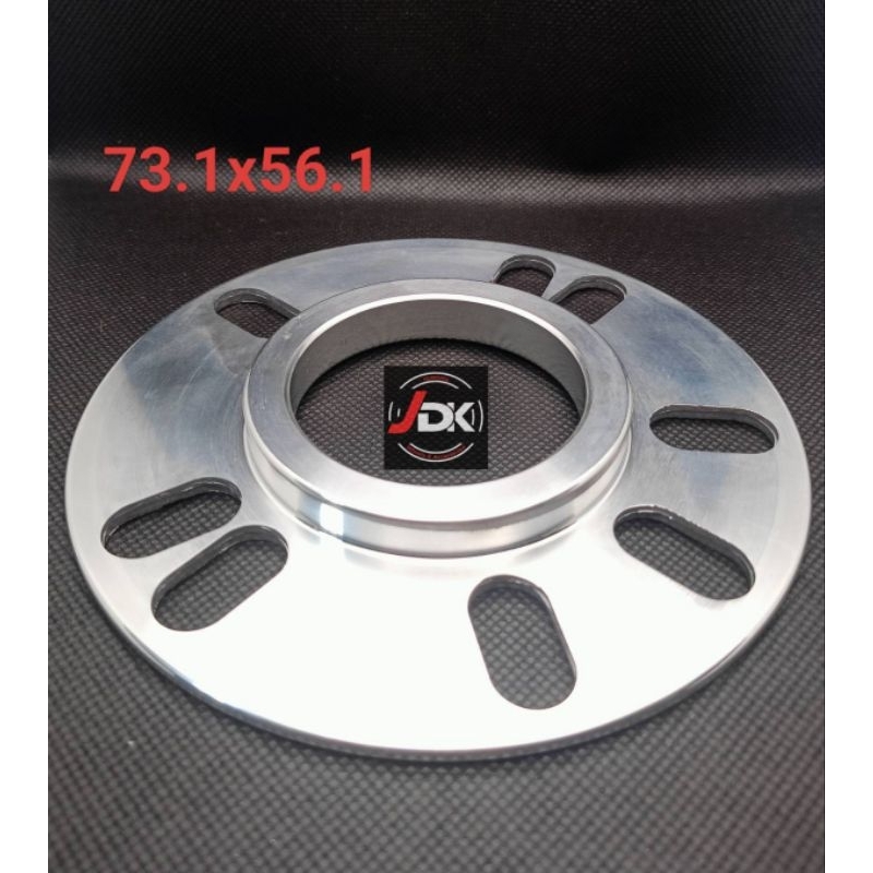 แผ่นสเปเซอร์รองล้อแบบมีบ่า ขนาด73.1×56.1 ราคาต่อ1แผ่น