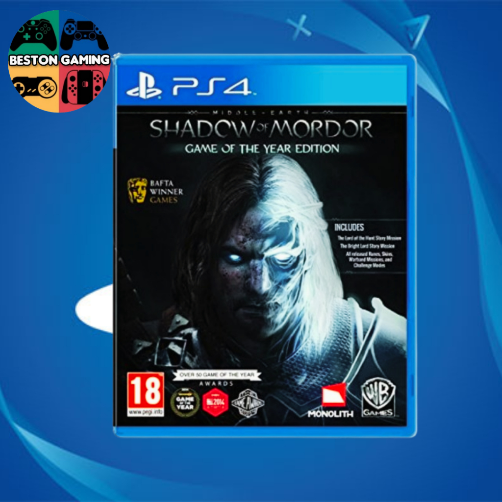 PS4 แผ่น Ps4 Shadow of Mordor