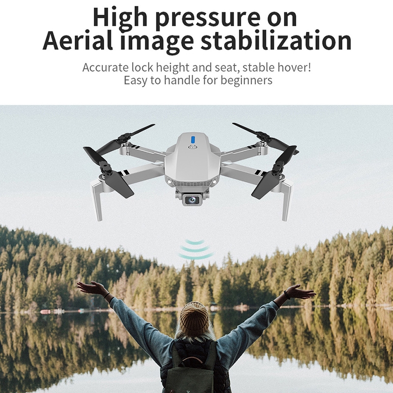 🔥 ของเล่นโดรน E88 Pro DRON โดรมบังคับ รายการโดรน UAV 4K  Proal Professional Aerial Drones  ถ่ายภาพ