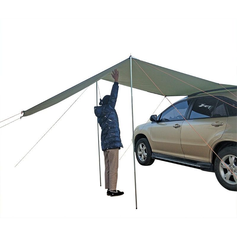 Awning ออนนิ่งข้างรถ เต็นท์ข้างรถ ผ้าใบข้างรถ สำหรับแคมป์ปิ้งหรืองานต่างๆได้ ขนาด 300x150cm&300x200c