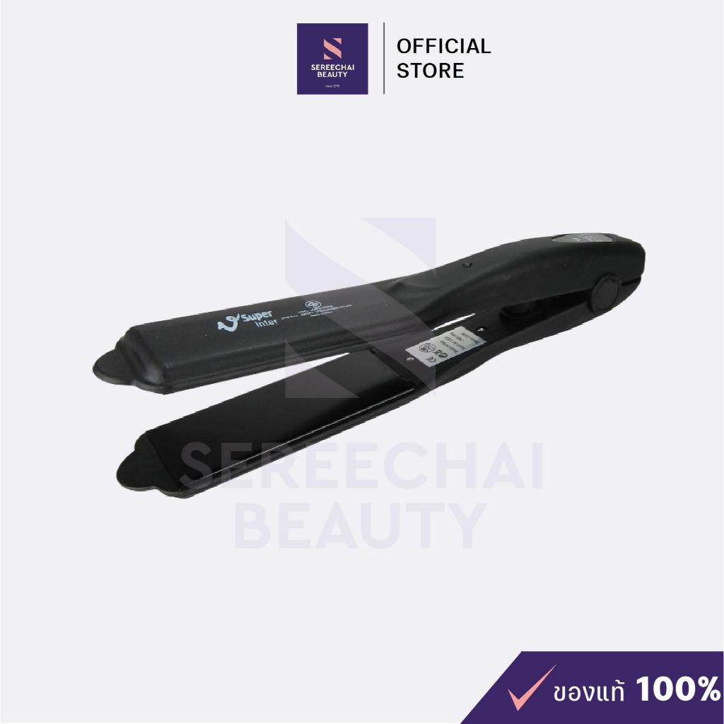 Super V เครื่องหนีบผมไฟฟ้า รุ่น SU868 สีดำ