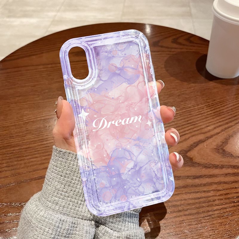 เคสนิ่มทีพียู For iPhone 15 14 13 12 11 Pro Max X XR XS Max 7 8 6 6s Plus SE เคสนิ่มใสถุงลมนิรภัยกันกระแทกการ์ตูนน่ารัก