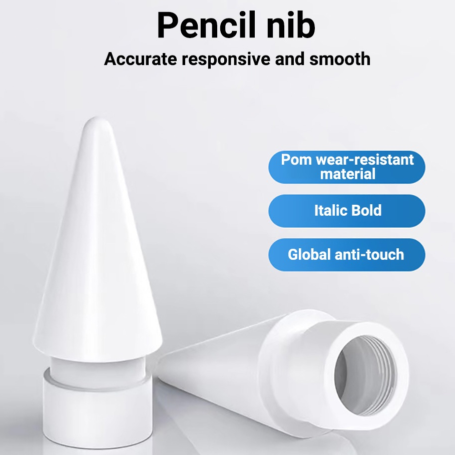 🔥ปลายปากกา iPad, ปลายดินสอความไวสูง, ปลายสไตลัสดั้งเดิมสำหรับ Apple Pencil รุ่นที่ 1 และ 2