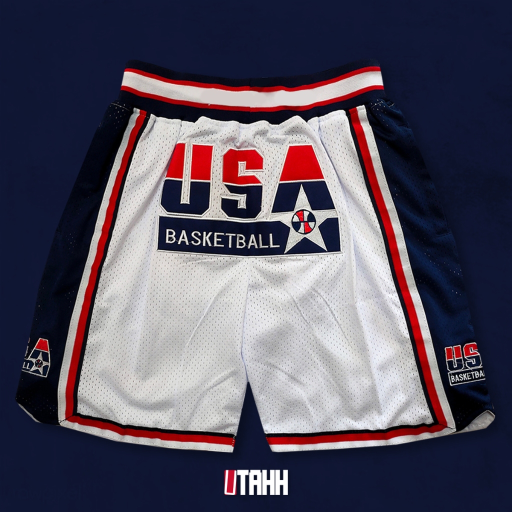 กางเกง USA TEAM JUSTDON กางเกงบาส ขาสั้น แฟชั่น NBA Basketball 051