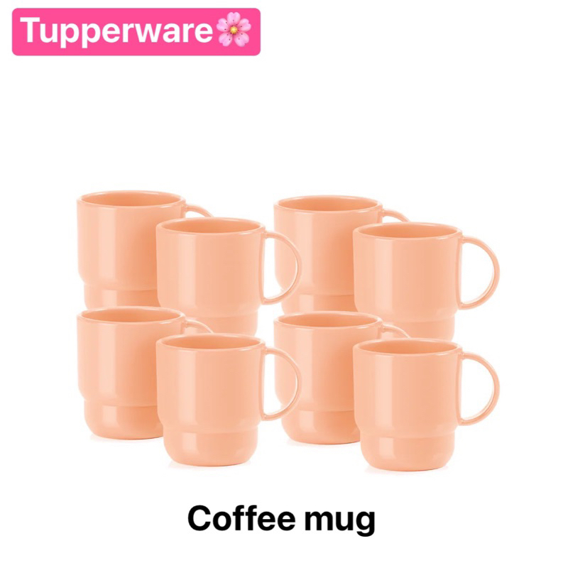 แก้วน้ำอุ่นในไมโครเวฟได้ Tupperware รุ่น Coffee mug (1ใบ) ขนาด 250ml