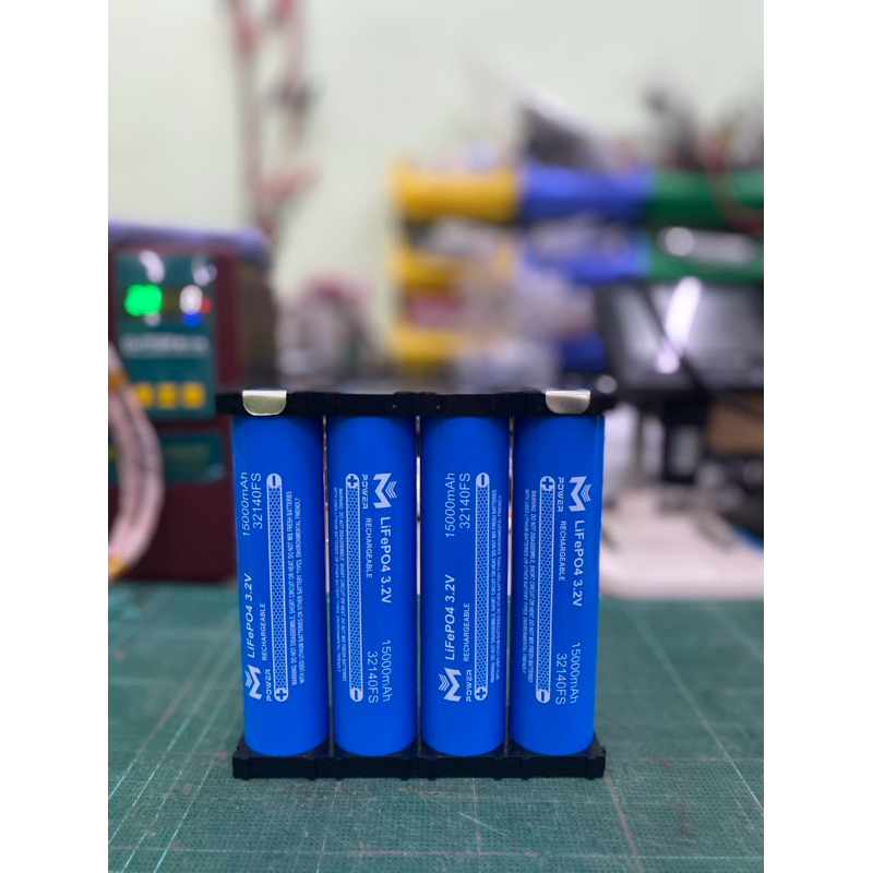 🔋แบตเตอรี่ลิเธียม 32140 Mpower พร้อมสปอต 4S1P 12v15A (ทรงตรง)