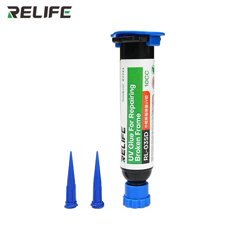 กาวUV.RELIFE RL-035D UV GLUE แบบแข็งสำหรับติดขอบบอดี้ ซ่อมเซอร์วิสนอก