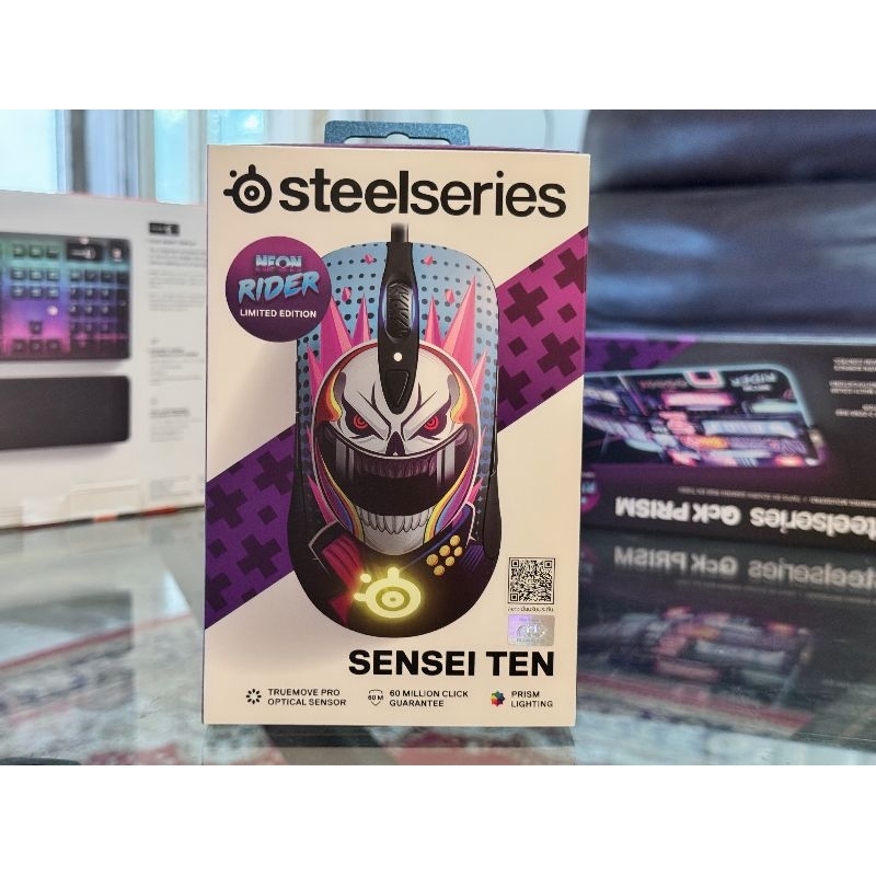 >มือ2<SteelSeries Sensei Ten Neon Rider Edition Gaming Mouse