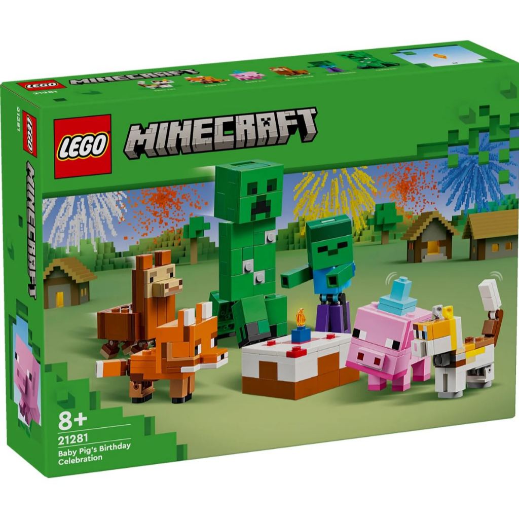 LEGO® Minecraft Baby Pig’s Birthday Celebration 21281