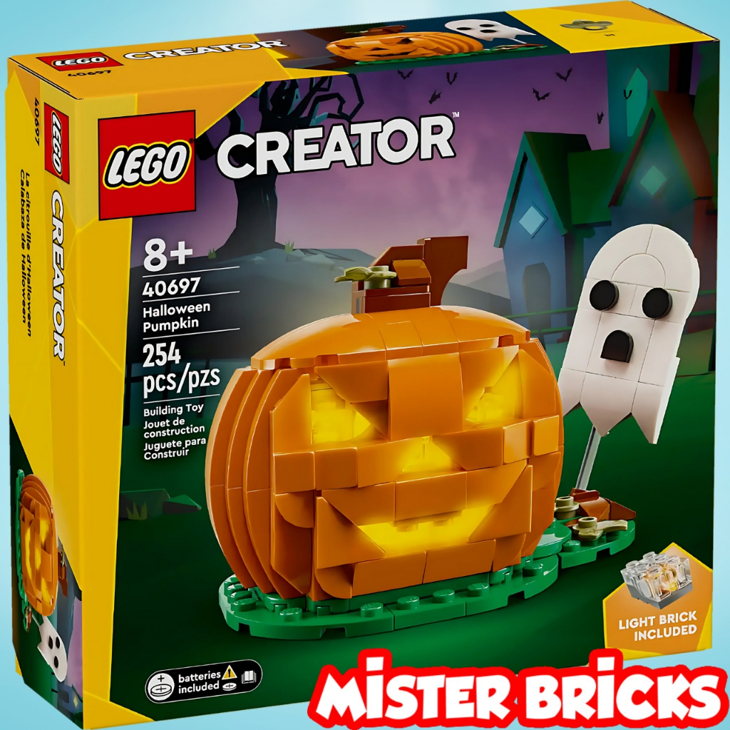 LEGO® Halloween Pumpkin (40697) Playset – Fun Halloween Build for Kids Aged 8+