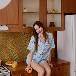 ชุดนอนกางเกงขาสั้น Cuddly Dreams - Groceries Haul