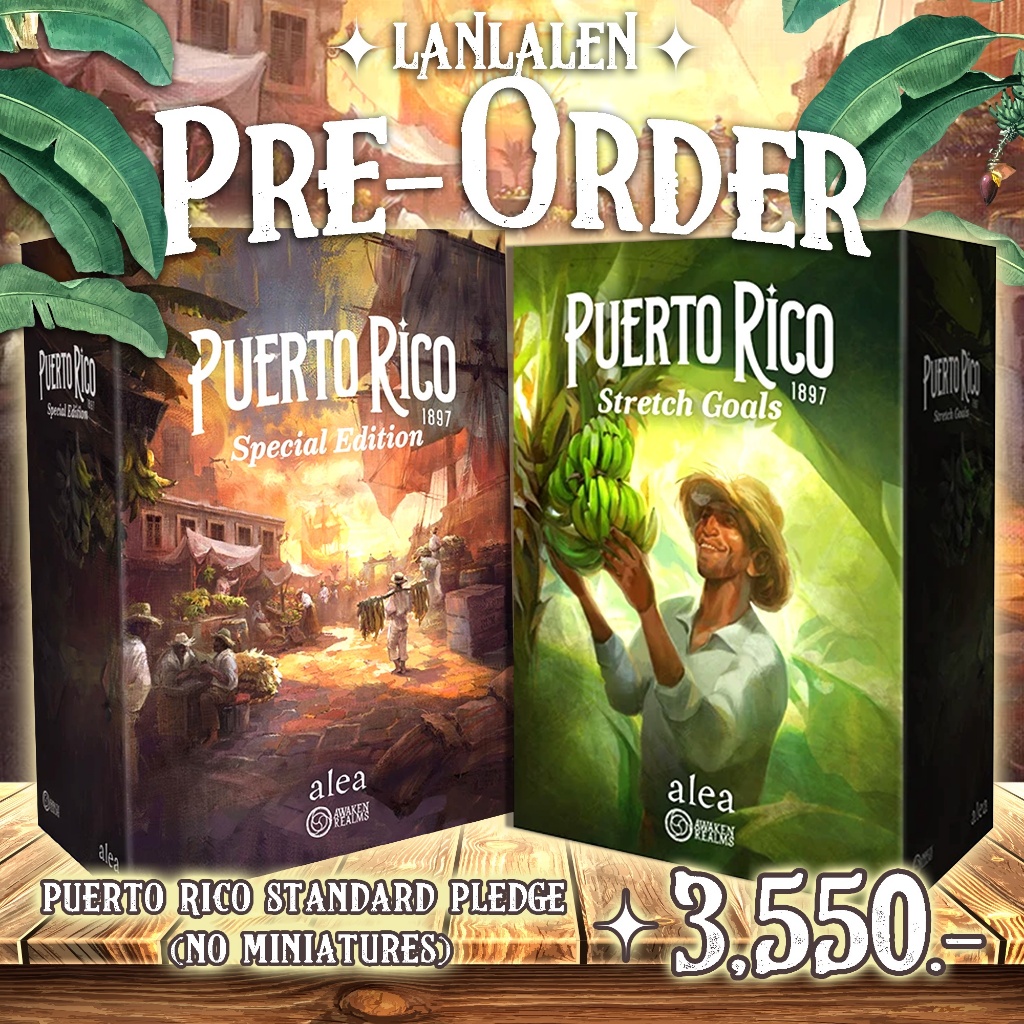 [Pre-Order] Puerto Rico 1897 Special Edition Standard / Merchants Pledge / Terrain Pack / Acrylic Ti