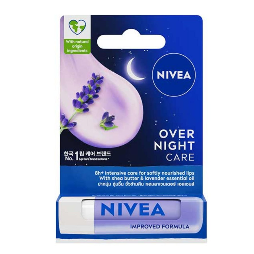 นีเวีย โอเวอร์ไนท์ ลิป แคร์ Nivea 4.8 กรัม