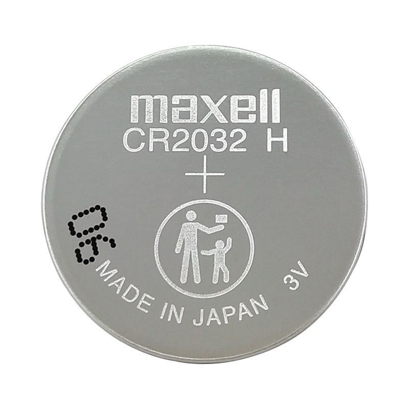 Maxell ถ่านกระดุม CR2032H แบตเตอรี่อุตสาหกรรม 3V ถ่านความจุสูง มีตัว H แท้ ราคาต่อก้อน ประกัน 3 เดือ