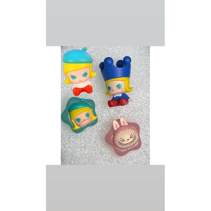 (มือ1 แท้ พร้อมส่งด่วน!! ราราถูกที่สุด) ตุ๊กตาจิ๋ว Pop Mart pop bean แยกตัว Mollyมง Mollyดาว Zimomoดาว