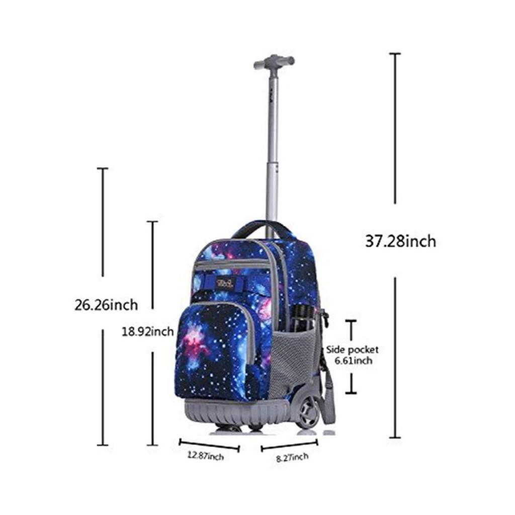 Tilami 18" 2ล้อ รุ่นมีช่องเก็บ Laptop กระเป๋านักเรียนล้อลาก กระเป๋าล้อลากพร้อมส่ง<ส่งฟรีไม่ต้องใช้โค้ด<