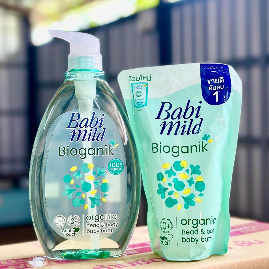 1แถม1 Babi Mild ผลิตภัณฑ์สบู่เหลว เบบี้มายด์ อัลตร้ามายค์-เฮดแอนด์ บอดี้ ขนาด 800มล.ฟรีถุงเติม 350 มล.1ถุง(ขวด+ถุง)