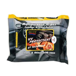 4.4 waxy แว็กซี่ ผ้าเปียกเช็ดทำความสะอาดคอนโซนรถ