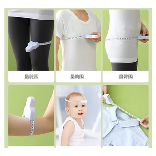 สายวัดเอว วัดตัวอัตโนมัติ วัดส่วนต่างๆของร่างกายแบบพกพามีปุ่มกดเก็บสาย