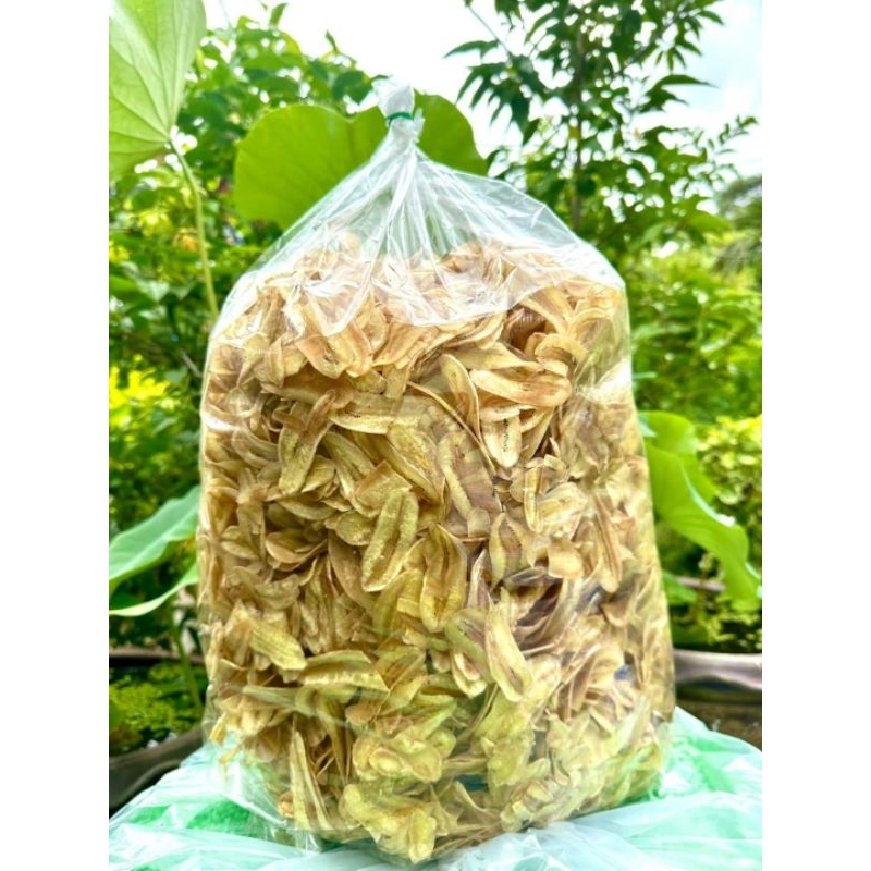 กล้วยฉาบรสออริจินัล ยกลัง 4 กิโลกรัม ไม่ปรุงแต่งรสชาติ (แผ่นเรียบ) กล้วยน้ำว้าชิ้นบางอร่อยกรุบกรอบ