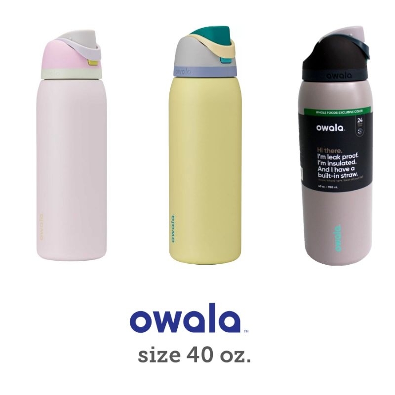 สีใหม่🌷พร้อมส่ง กระติก Owala ขนาด 40 oz. จากอเมริกา : Owala FreeSip