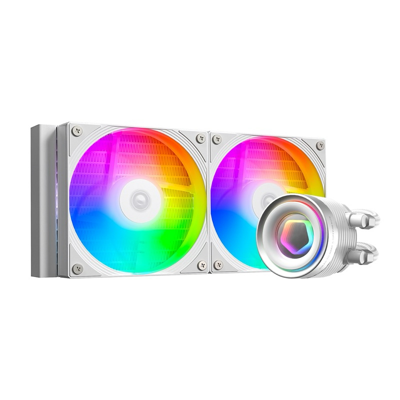 CPU LIQUID COOLER (ระบบระบายความร้อน) ID COOLING FX240 INF WHITE